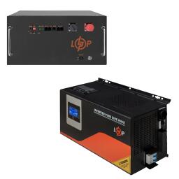 Комплект резервного питания LogicPower ИБП 3000W + литиевая (LiFePO4) батарея 7168Wh