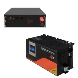 Комплект резервного питания LogicPower ИБП 3000W + литиевая (LiFePO4) батарея 5120Wh
