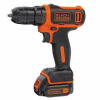 Дрель-шуруповерт аккумуляторная BLACK+DECKER BDCDD12K - Изображение 1