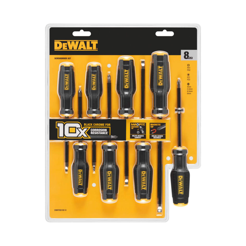 Набор отверток TOUGHSERIES MAX FIT®, 8 штук DeWALT DWHT65102-0 DWHT65102-0 - Изображение 3
