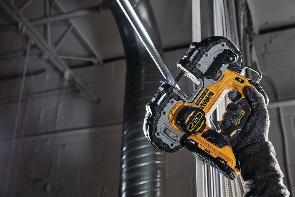 Пила стрічкова акумуляторна безщіткова DeWALT DC DCS377NT - Изображение 15