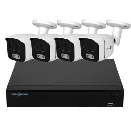Комплект видеонаблюдения уличный на 4 цилиндрические камеры(LED подсветка) 5MP GV-K-E34/04