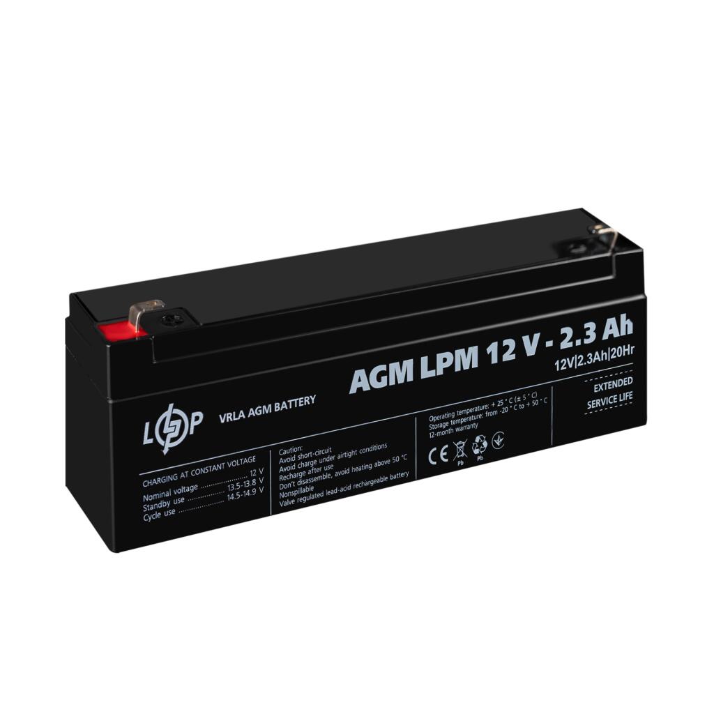 Распродажа (4132) Аккумулятор AGM LPM 12V - 2,3 Ah (09-2023) - Изображение 3