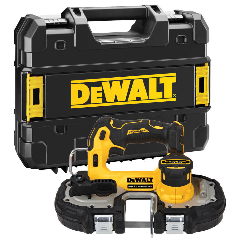 Пила стрічкова акумуляторна безщіткова DeWALT DC DCS377NT - Изображение 1