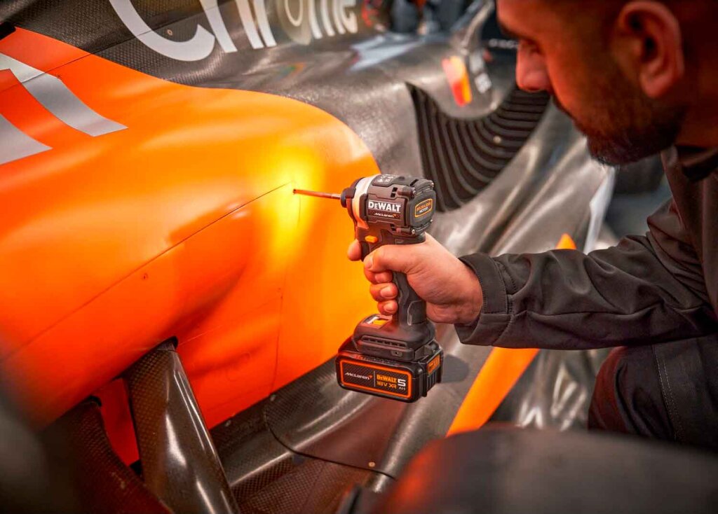Шуруповёрт ударный McLaren F1 TEAM LIMITED EDITION DeWALT DCF85MP2T - Изображение 14