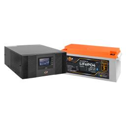 Комплект резервного живлення LogicPower B1500 + літієва (LiFePO4) батарея 2560Wh
