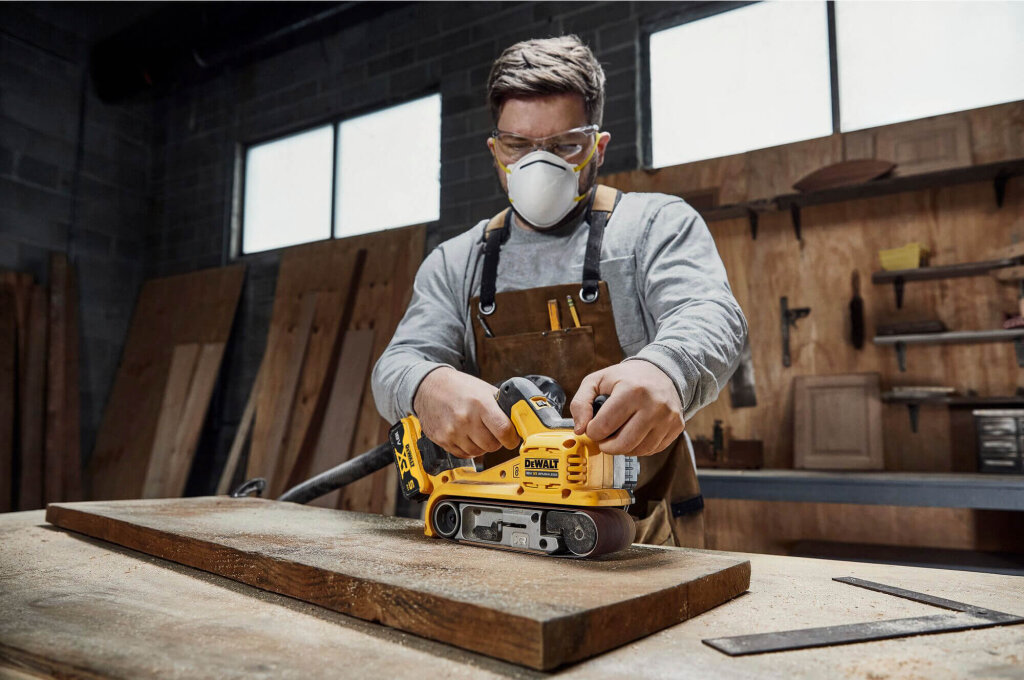 Шлифмашина ленточная аккумуляторная бесщёточная DeWALT DCW220P2 DCW220P2 - Изображение 11