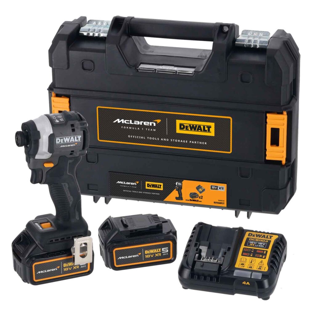 Шуруповёрт ударный McLaren F1 TEAM LIMITED EDITION DeWALT DCF85MP2T - Изображение 1