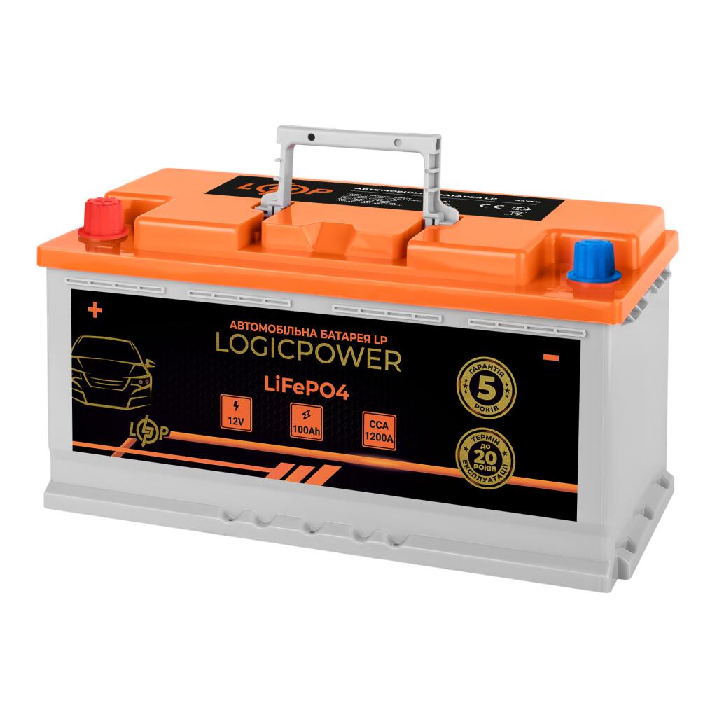 Автомобильный аккумулятор литиевый LP LiFePO4 12V - 100 Ah (+ слева) BMS 1200А - Изображение 2