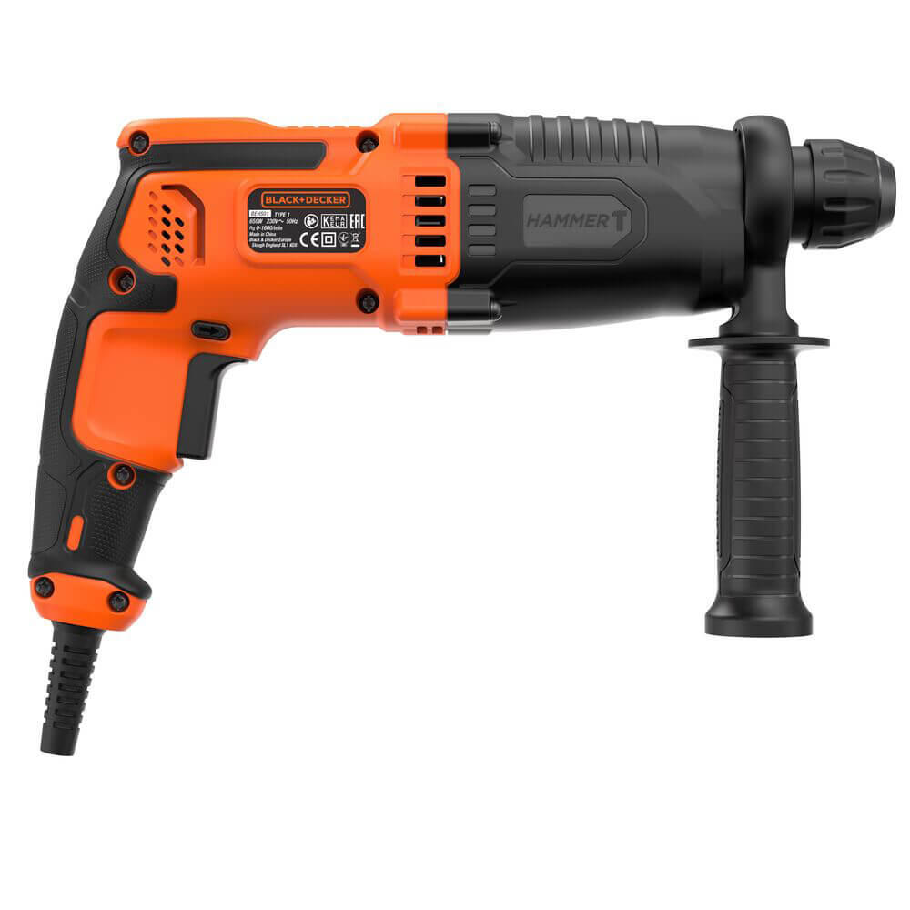 Перфоратор мережевий SDS-Plus BLACK+DECKER BEHS0 BEHS01K - Зображення 4