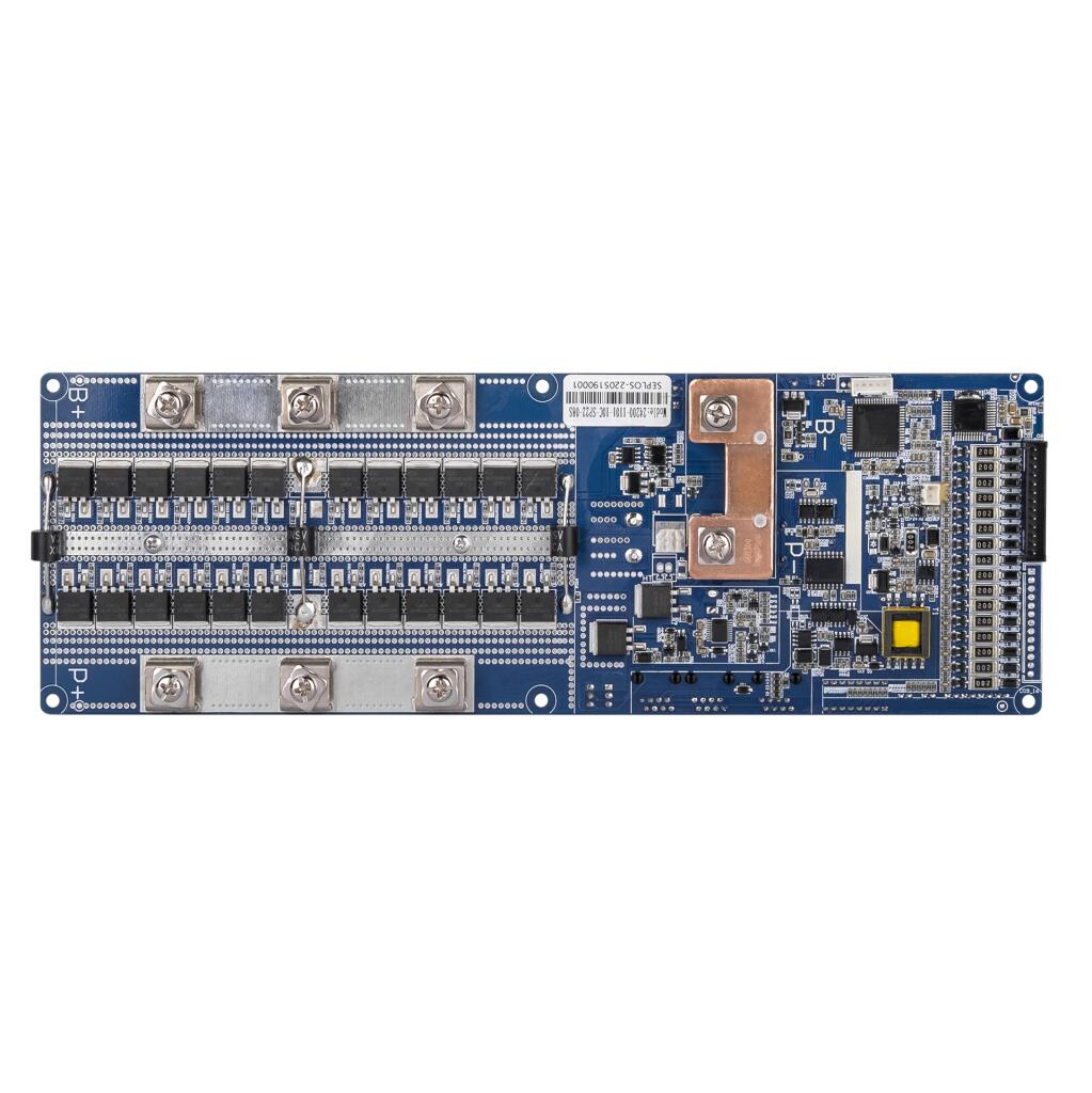 BMS плата LiFePO4 48V 16S Dis 200A Ch 100A LCD - Изображение 2