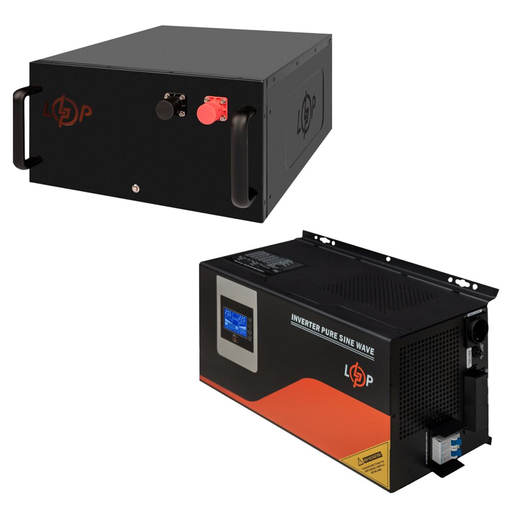 Комплект резервного питания LogicPower ИБП 3000W + литиевая (LiFePO4) батарея 7168Wh - Изображение 1