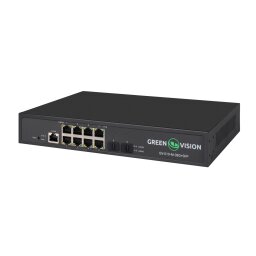 Комутатор мережевий POE GV-019-M-08G+SFP