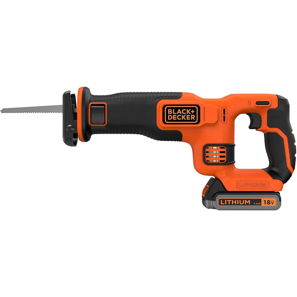 Пила сабельная аккумуляторная BLACK+DECKER BDCR18E1 BDCR18E1 - Изображение 2