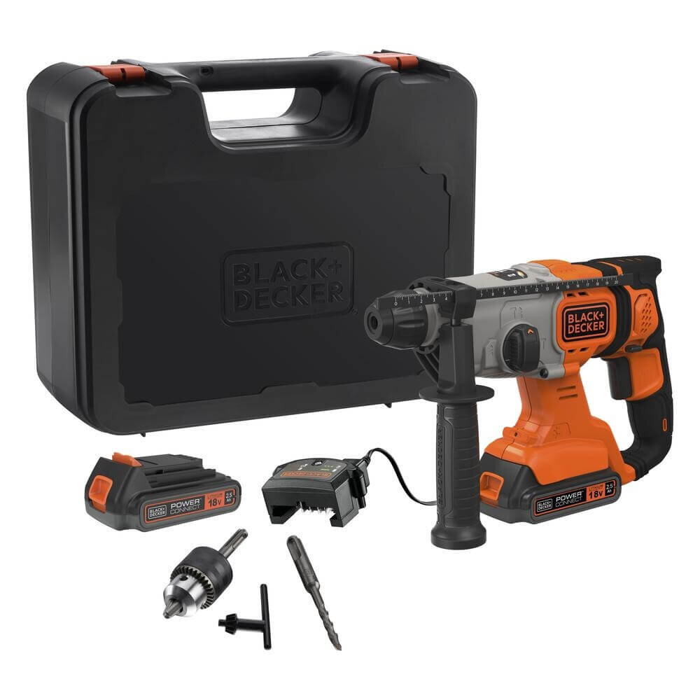 Перфоратор акумуляторний BLACK+DECKER BCD900E2K BCD900E2K - Изображение 1