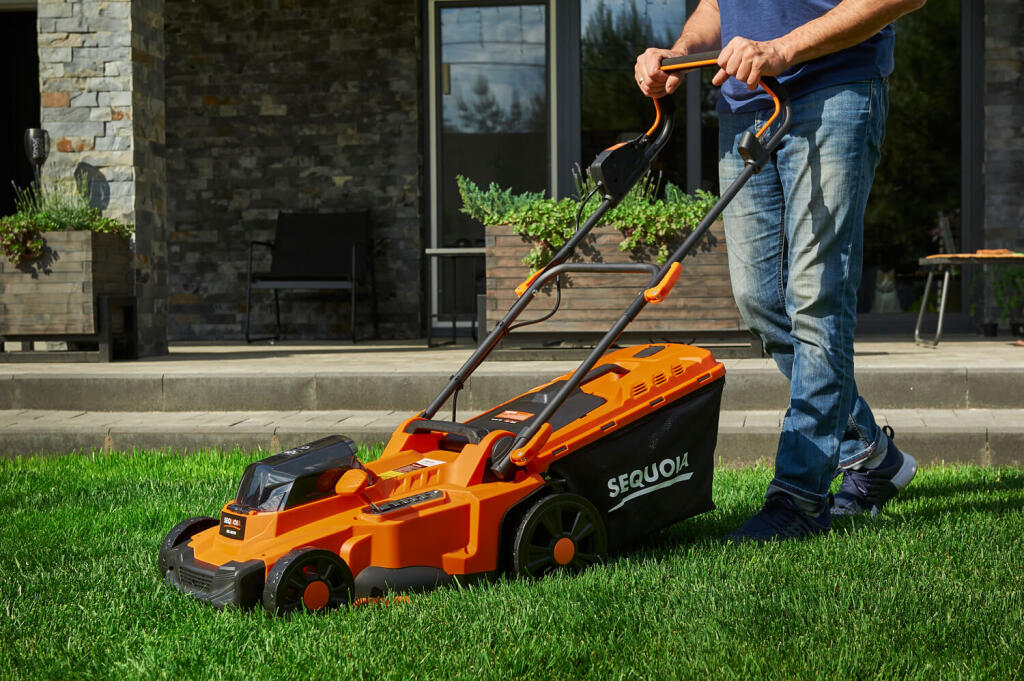 Газонокосилка аккумуляторная SEQUOIA SBL4037B-E2W - Изображение 14