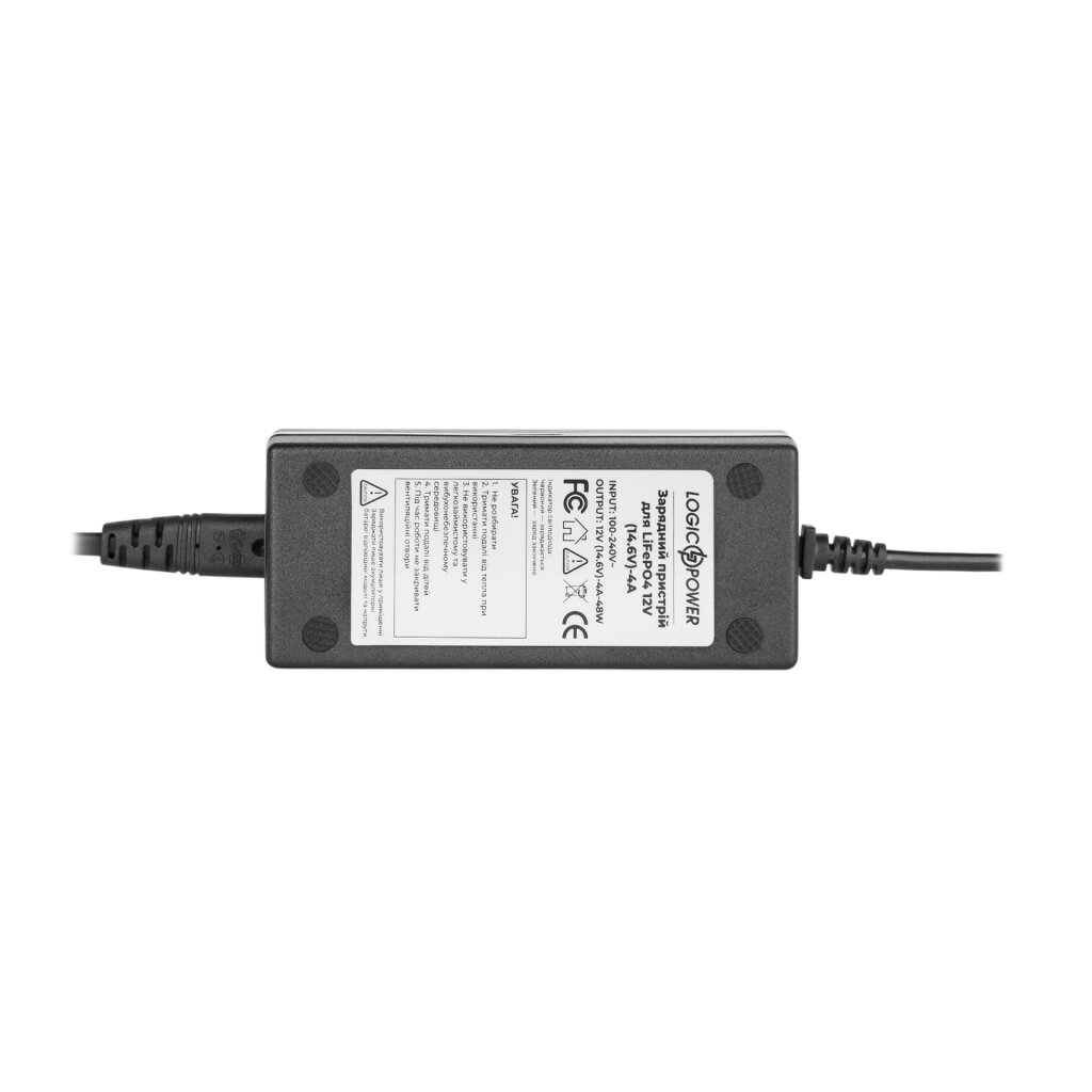 Зарядний пристрій для акумуляторів LiFePO4 12V (14.6V)-4A-48W - Изображение 4