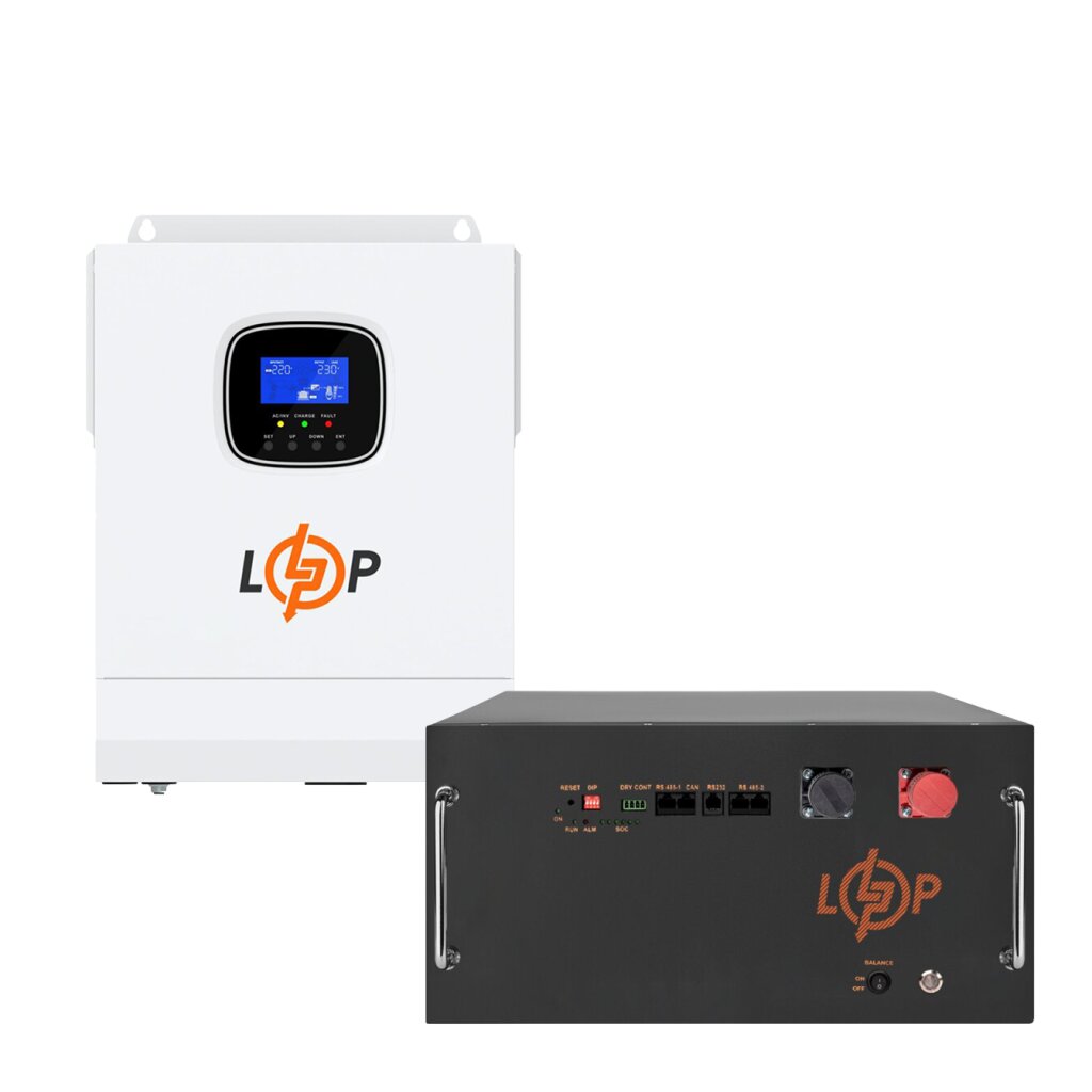 Комплект резервного питания LogicPower ИБП 3500W + литиевая (LiFePO4) батарея 7168 Wh - Изображение 2