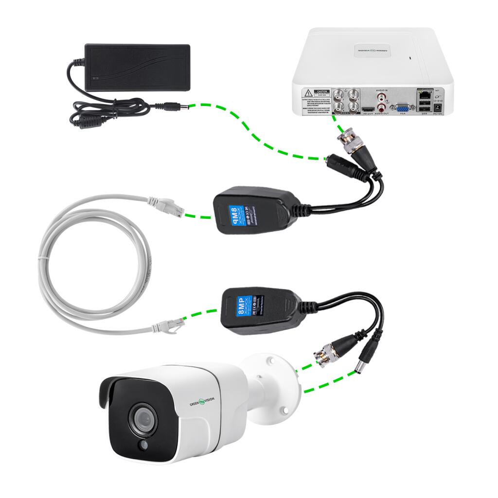 1-канальний пасивний приймач/передавач GV-01 4K P-11 - Зображення 8