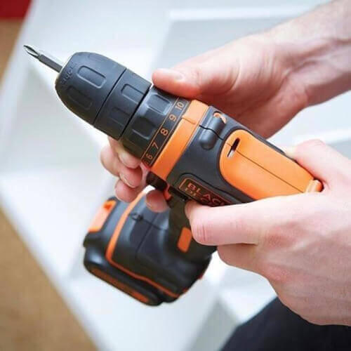 Дрель-шуруповерт аккумуляторная BLACK+DECKER BDCDD12K - Изображение 6