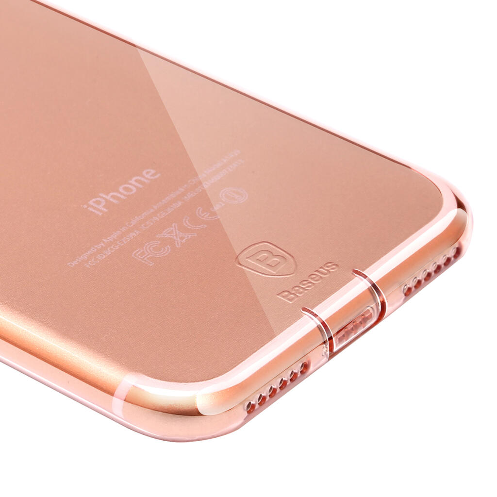 Чехол Baseus для iPhone SE 2020/8/7 Simple Pluggy Rose Gold (ARAPIPH7-A0R) - Зображення 4