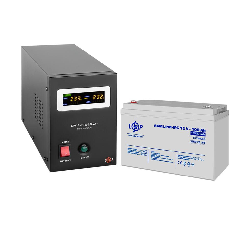 Комплект резервного питания ИБП + мультигелевая батарея (UPS B500 + АКБ MG 1200Wh) - Изображение 3