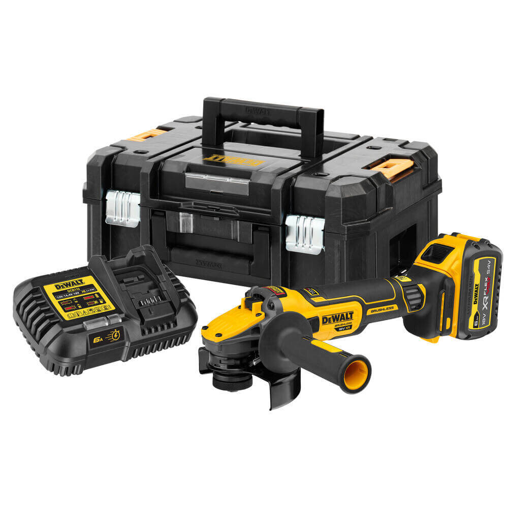 Шлифмашина угловая - болгарка аккумуляторная бесщёточная DeWALT DCG409T1 DCG409T1 - Изображение 1