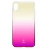 Чехол Baseus для iPhone X/Xs Glaze pink (WIAPIPHX-GC04) - Изображение 1