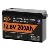 Акумулятор LP LiFePO4 12V (12,8V) - 200 Ah (2560Wh) (Smart BMS 150А) з BT пластик - Зображення 3