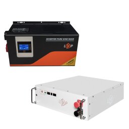 Комплект резервного питания LogicPower ИБП 3000W + литиевая (LiFePO4) батарея 5120 Wh