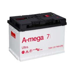 Акумулятор авто Мегатекс A-mega Ultra 6СТ-75-А3 (прав) ТХП 790