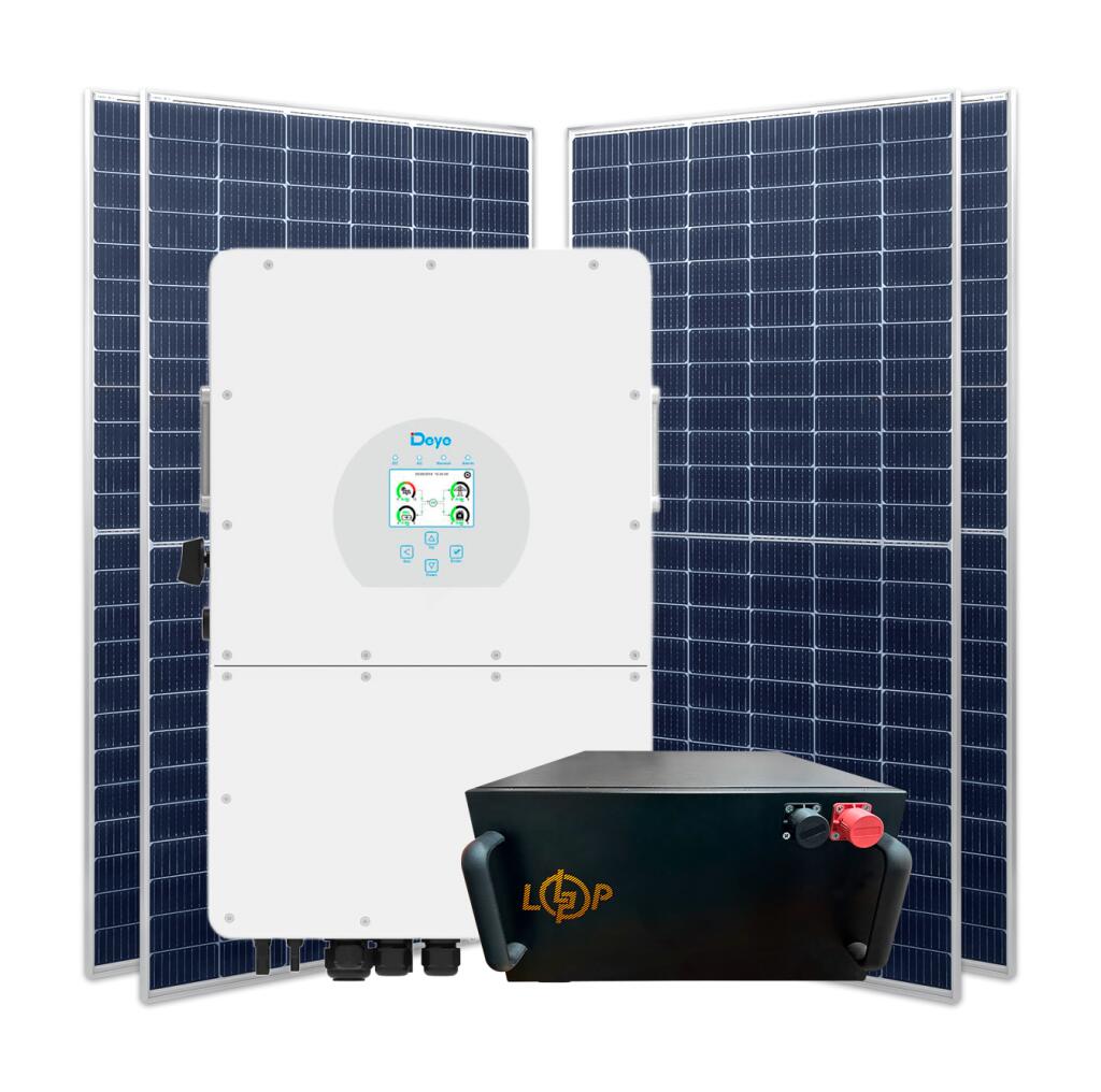 Гибридная станция 20 квт (3ф.) с LiFePO4 на 22 кВт (двусторонние панели) - Изображение 2