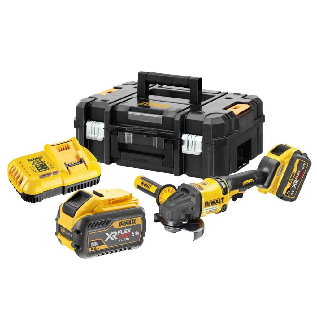 Шлифмашина угловая - болгарка аккумуляторная бесщёточная DeWALT DCG418X2 DCG418X2 - Изображение 1