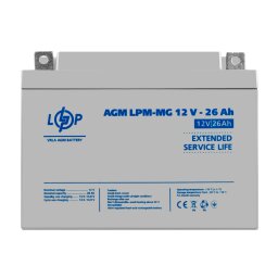 Аккумулятор мультигелевый LPM-MG 12V - 26 Ah