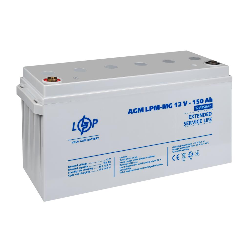 Акумулятор мультигелевий LPM-MG 12V - 150 Ah - Зображення 3
