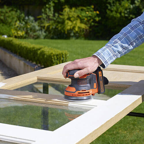 Шлифмашина эксцентриковая аккумуляторная BLACK+DECKER BDCROS18 BDCROS18 - Изображение 3