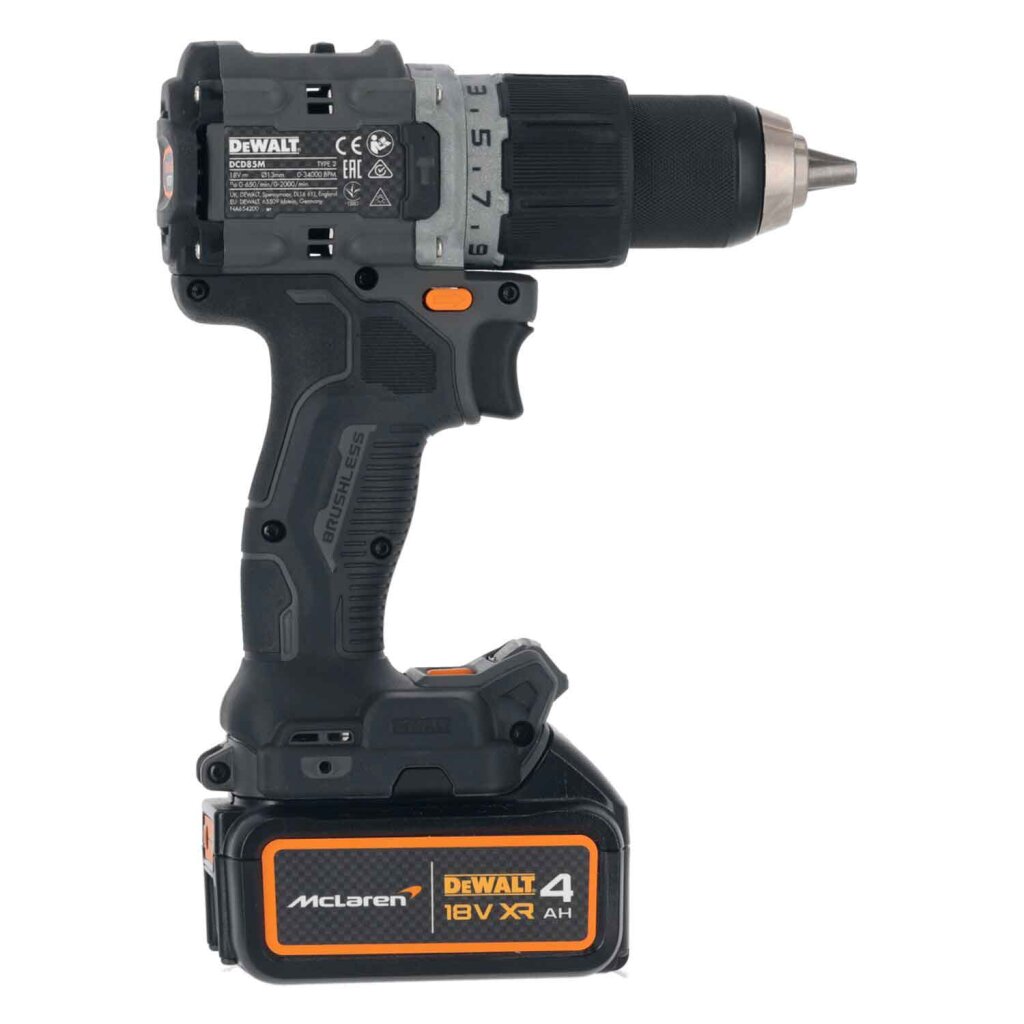 Дрель-шуруповёрт ударная McLaren F1 TEAM LIMITED EDITION DeWALT DCD85MM2T - Изображение 11