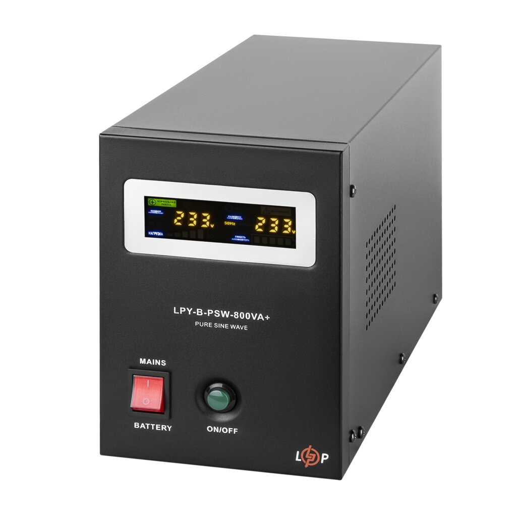 ДБЖ з правильною синусоїдою 12V LPY-B-PSW-800VA+(560Вт) 5A/15A - Изображение 3