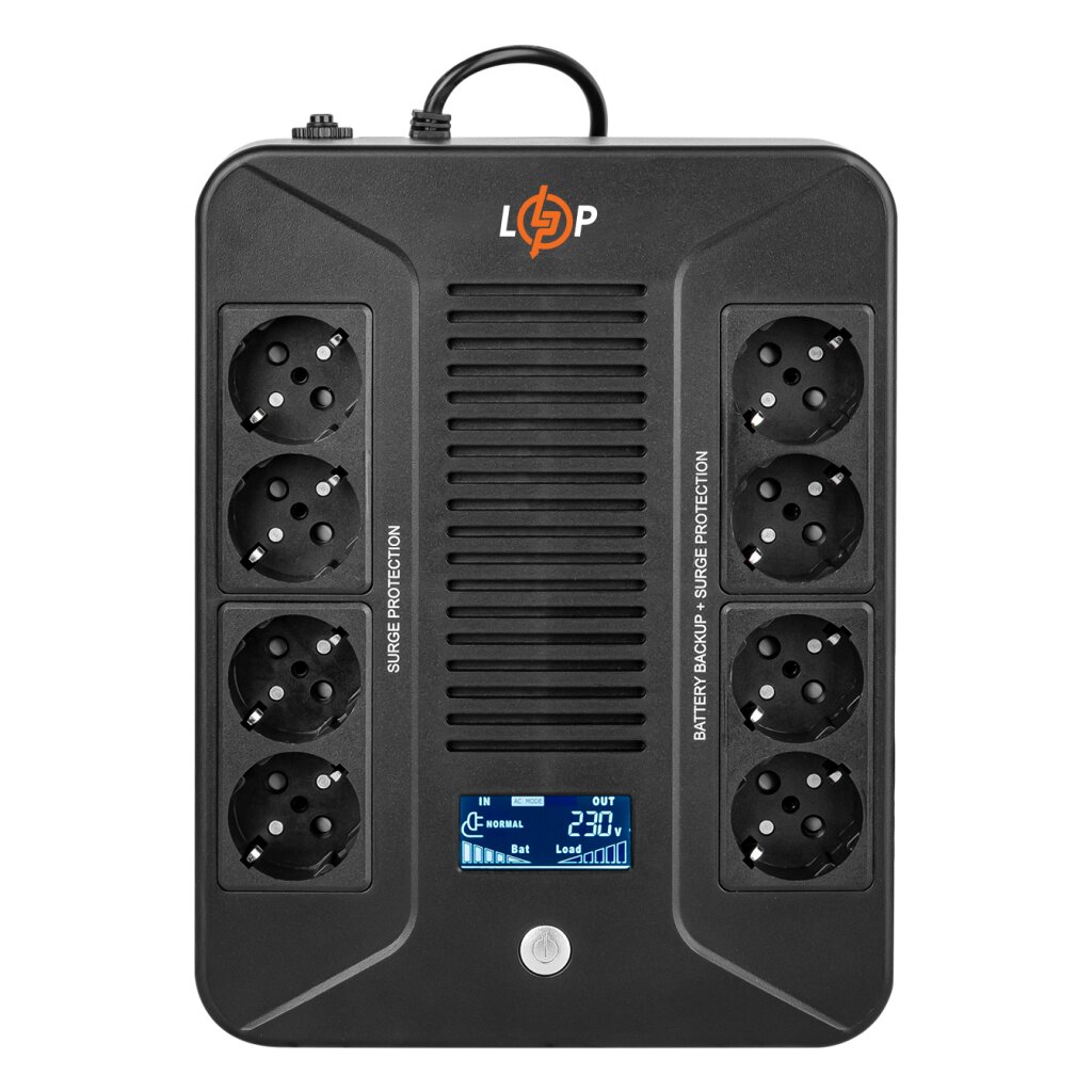 Источник бесперебойного питания (ИБП) LP-UL600VA-8PS (360Вт) - Изображение 1