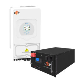 Комплект резервного питания LogicPower ИБП 6000W + литиевая (LiFePO4) батарея 11776Wh