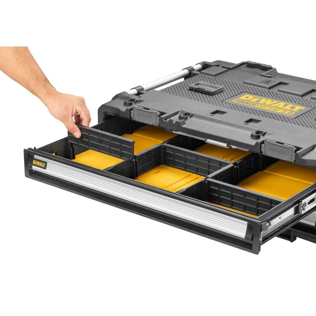 Универсальный ящик TOUGHSYSTEM 2.0 DXL с 2-я шухлядками DeWALT DWST08520-1 - Изображение 5