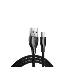 Кабель Remax Lesu Pro USB 2.0 to microUSB 2.1A 1M Чорний (RC-160m-b)