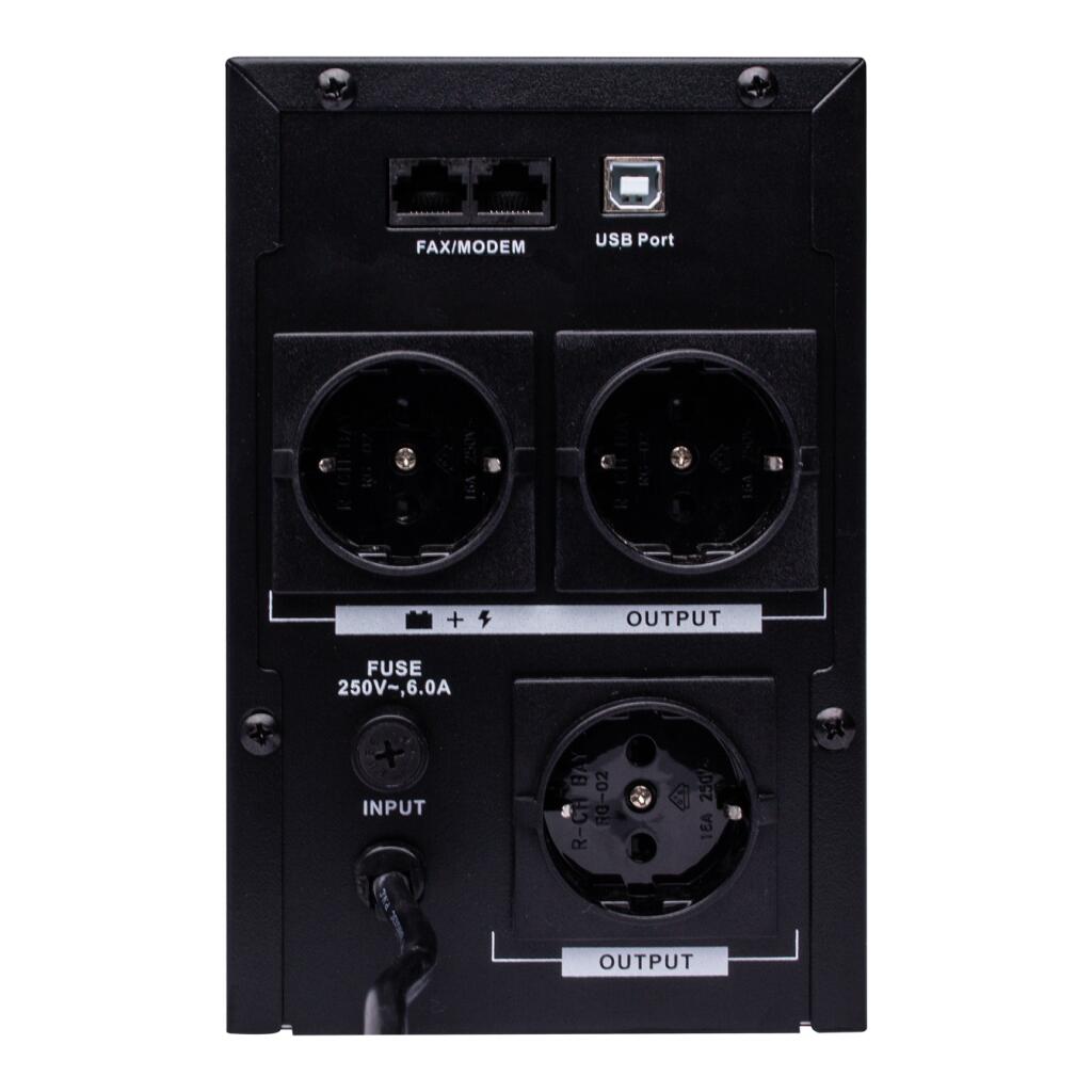 Источник бесперебойного питания (ИБП) LPM-UL1100VA (770Вт) - Изображение 4