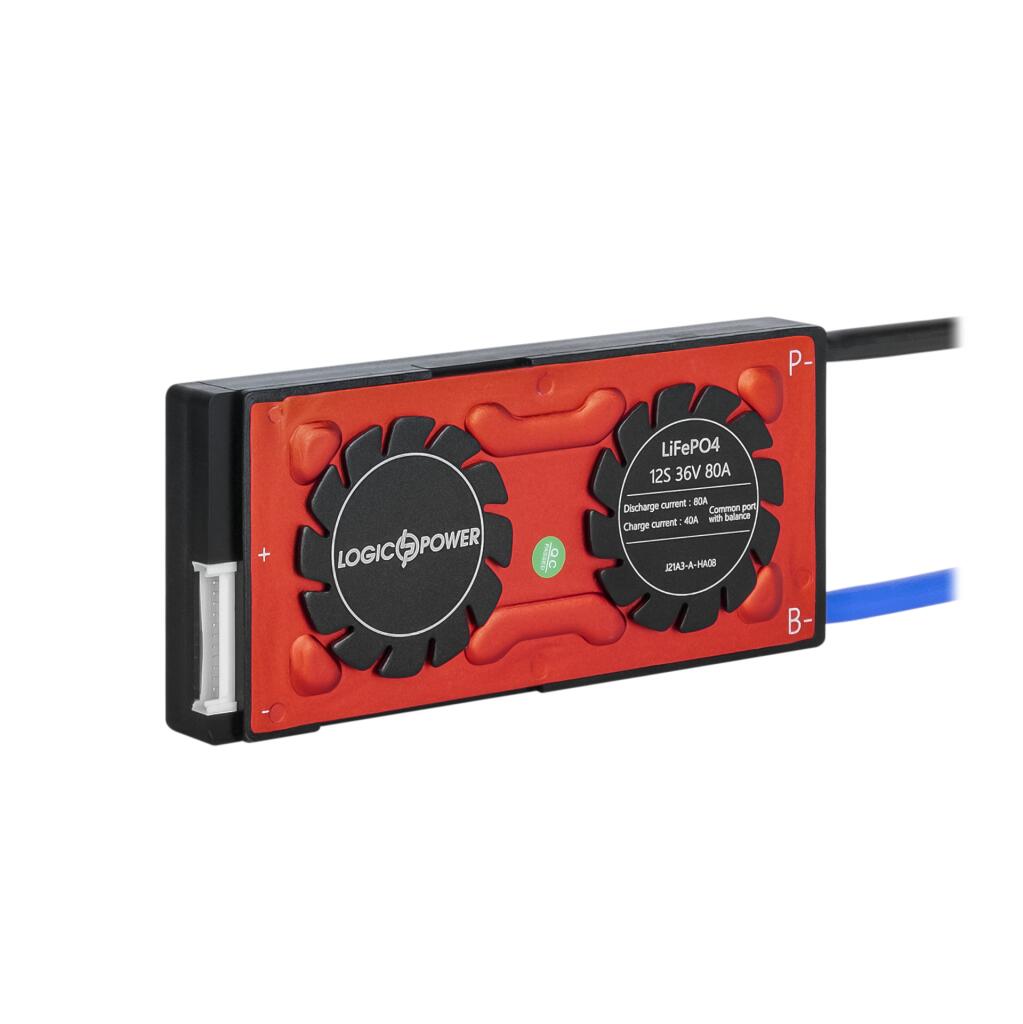 BMS плата LP LiFePO4 36V 12S Dis 80A Ch 40A - Зображення 3