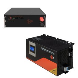 Комплект резервного живлення LogicPower ДБЖ 3000W + літієва (LiFePO4) батарея 5120Wh
