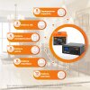 Комплект резервного живлення LP (LogicPower) ДБЖ + літієва (LiFePO4) батарея (UPS B1000+ АКБ LiFePO4 640Wh) - Изображение 2