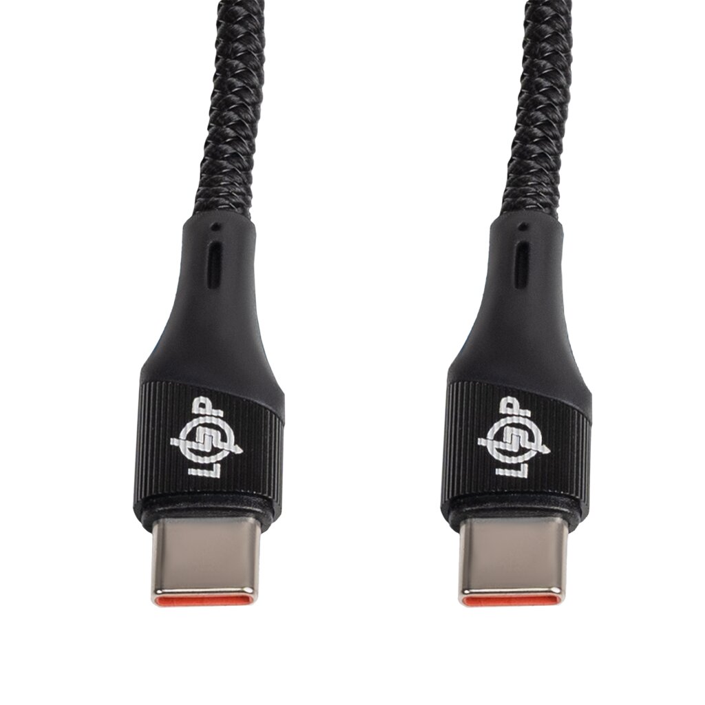 Кабель LP USB 3.0 Type-C to Type-C 100W с быстрой зарядкой (PD) 1м C1001MC3 - Изображение 1