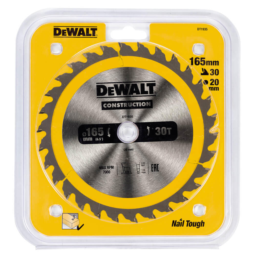 Диск пилковий CONSTRUCTION DeWALT DT1935 - Зображення 2