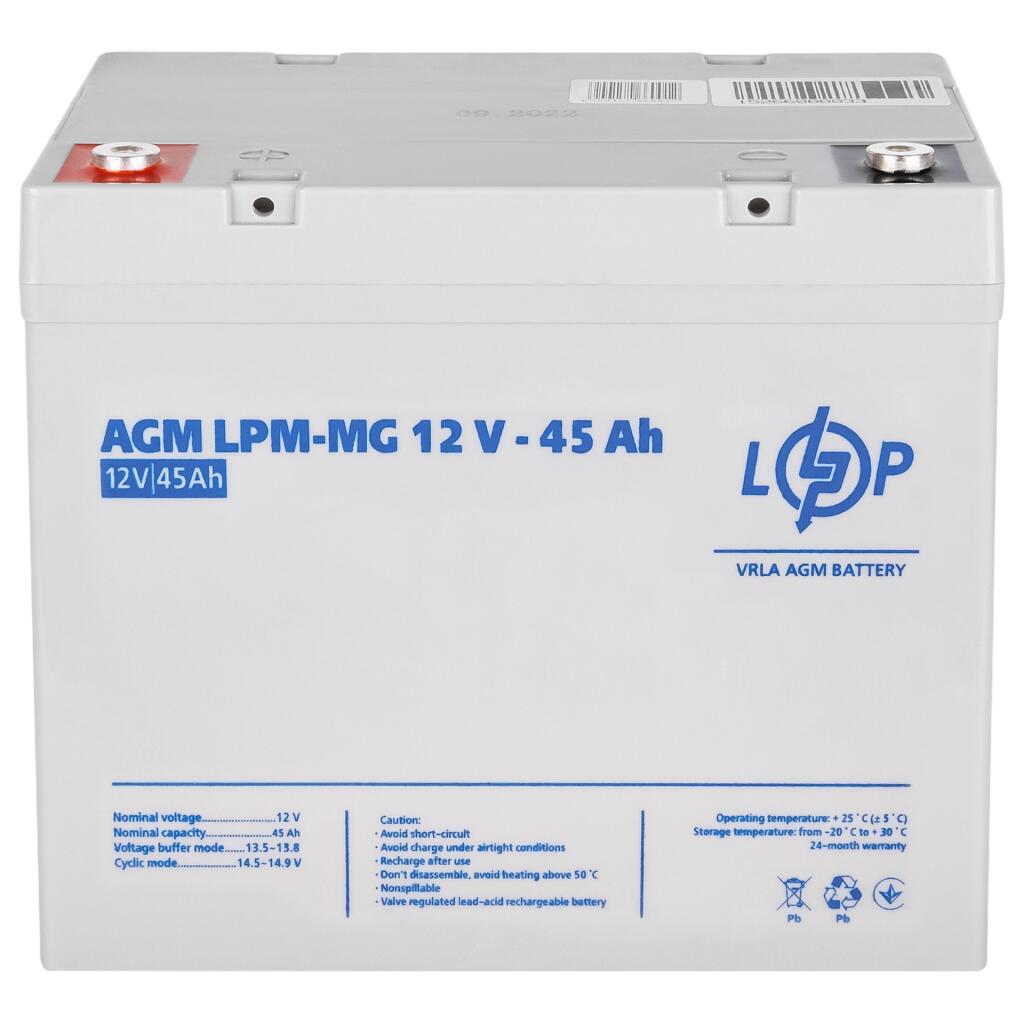 Акумулятор мультигелевий AGM LPM-MG 12V - 45 Ah - Зображення 4