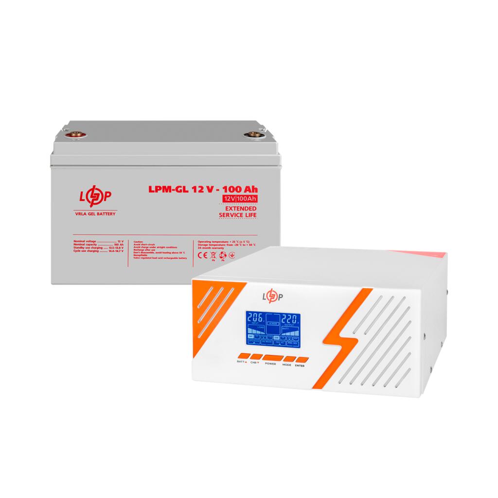 Комплект резервного питания ИБП + гелевая батарея (UPS B1500 + АКБ GL 1200Wh) - Изображение 3